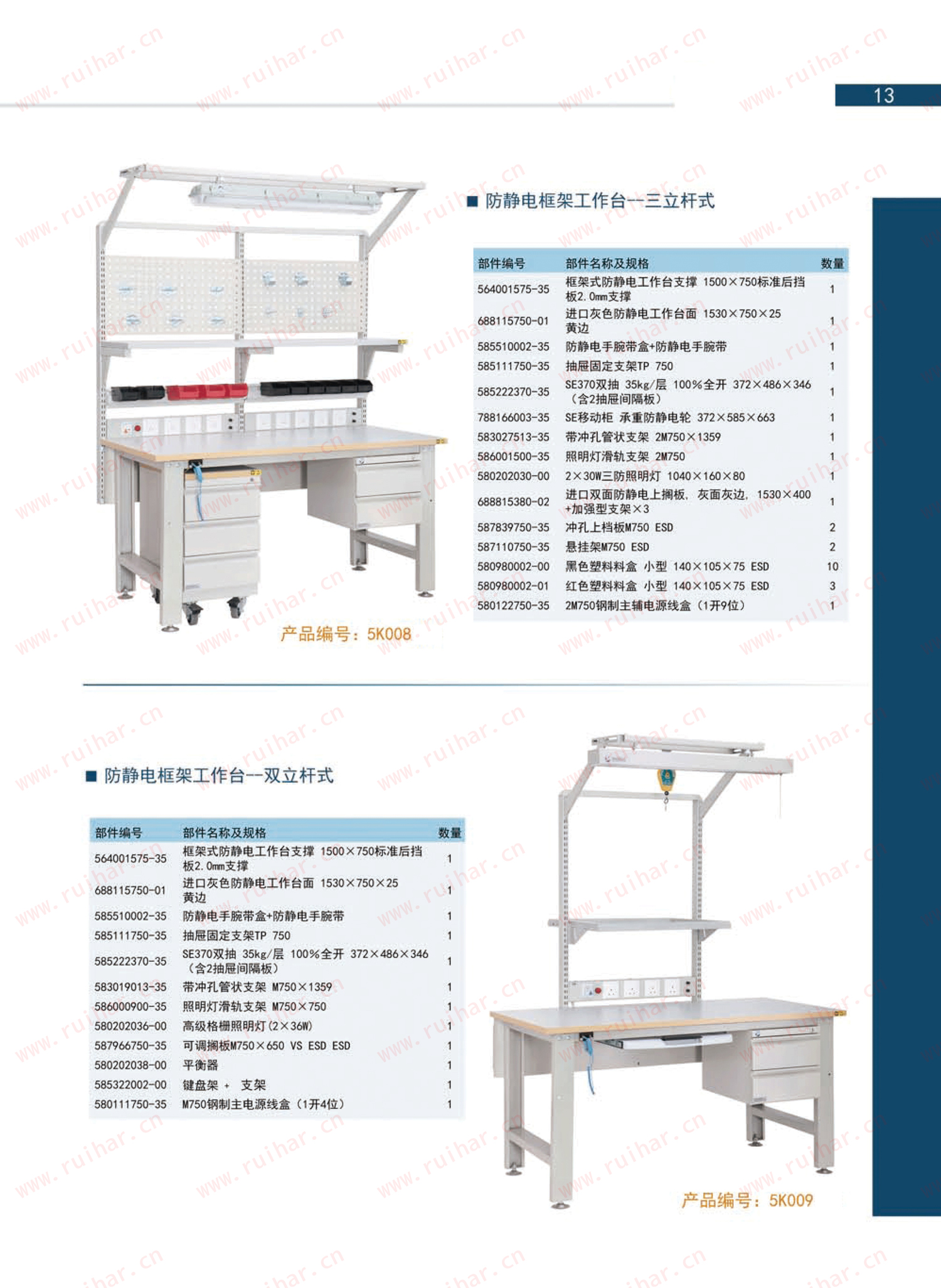 固定式防靜電式作臺(tái)，SEG-04-A，SEG-04-B，SEG-04-C，SEG-04-D,森億