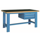 重型工作臺(tái)高分子桌板帶兩吊抽，GF1500-B，GF1800-B，GF2000-B