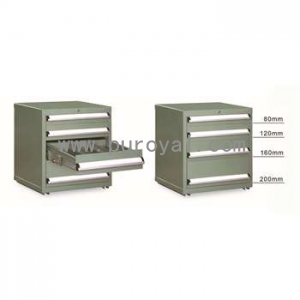 雙軌工具柜580×525×665mm(四個抽屜) 綠色，F(xiàn)C-665N