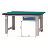 重型工作臺(tái)帶單抽(40mm復(fù)合臺(tái)面)，E-XTG1575+XB10-1TG(G)