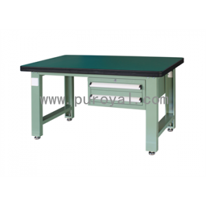 重型工作臺帶雙吊抽(50mm復(fù)合臺面)，XFH-1520