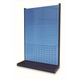 固定型單面物料架960×375×1450mm(2方孔1百葉)，KR-1321